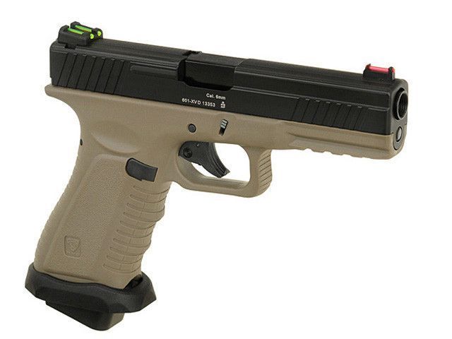 Пістолет ACP601 CO2 BLOW BACK PISTOL &ndash; DARK EARTH [APS] (для страйкболу) ACP601D-FL фото
