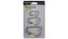 Nite Ize - SlideLock Carabiner Set #2, #3, #4 - Stainless - CSLC-01-R6 (для страйкбола) 15641 фото 1