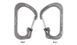 Nite Ize - SlideLock Carabiner Set #2, #3, #4 - Stainless - CSLC-01-R6 (для страйкбола) 15641 фото 2
