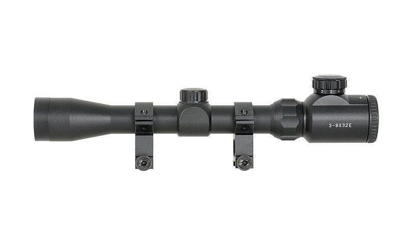 Приціл 3-9x32E з високими монтажними кільцями [ACM] (для страйкболу) M51615155 фото