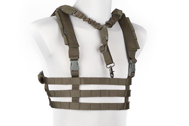 Тактический разгрузочный жилет Chest Rig тип Low Profile - olive [Emerson] (для страйкбола) EME-18-012924 фото