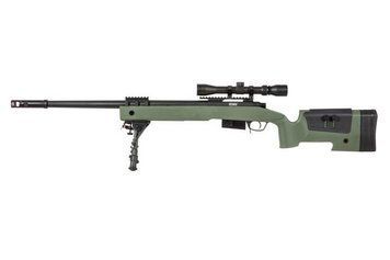 Снайперская винтовка SA-S03 CORE&trade; с оптикой и сошками - Olive [Specna Arms] (для страйкбола) SPE-03-026061 фото