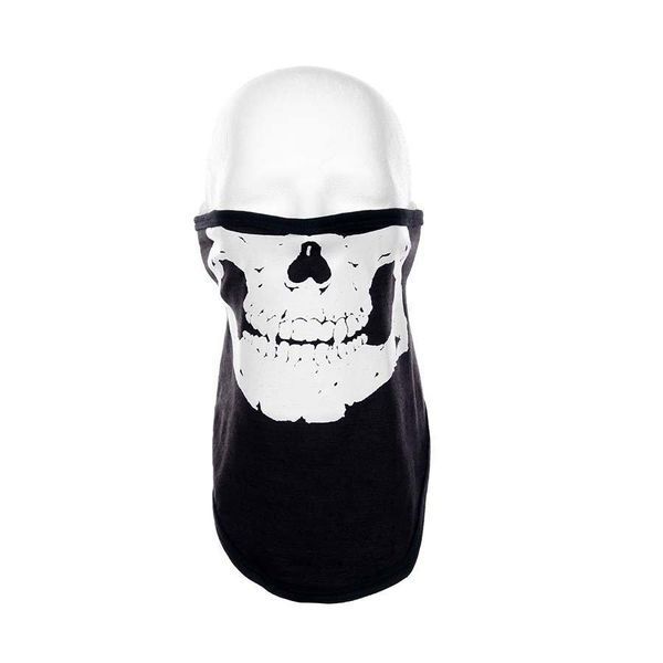 101 Inc. - Biker Mask with Long Skull Print - Black - 219317 24304 фото