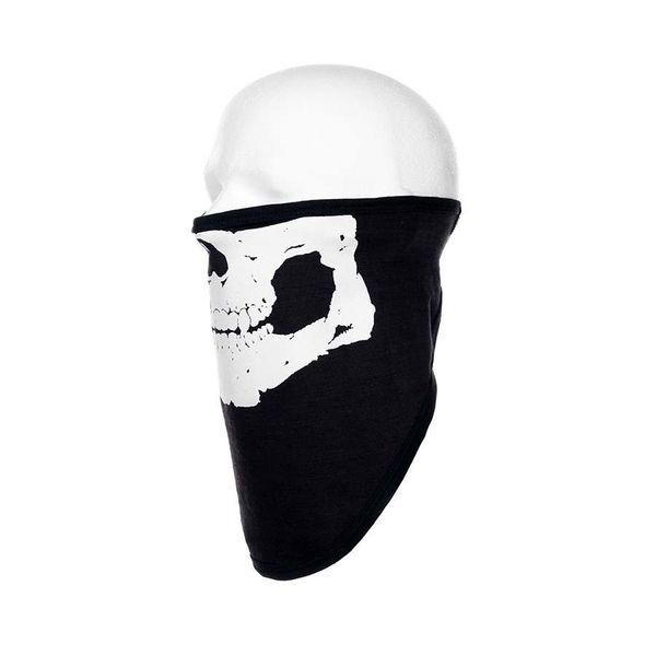101 Inc. - Biker Mask with Long Skull Print - Black - 219317 24304 фото