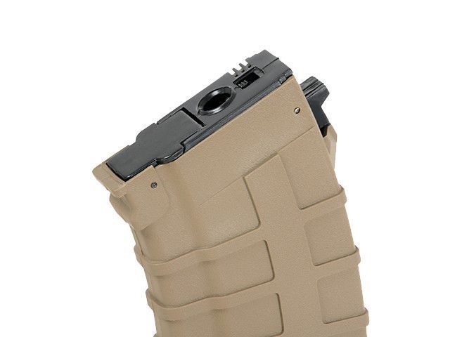 Wzmocniony magazynek polimerowy na 500 kulek do AK47 - Dark Earth [CYMA] (для страйкболу) FBP4009 фото