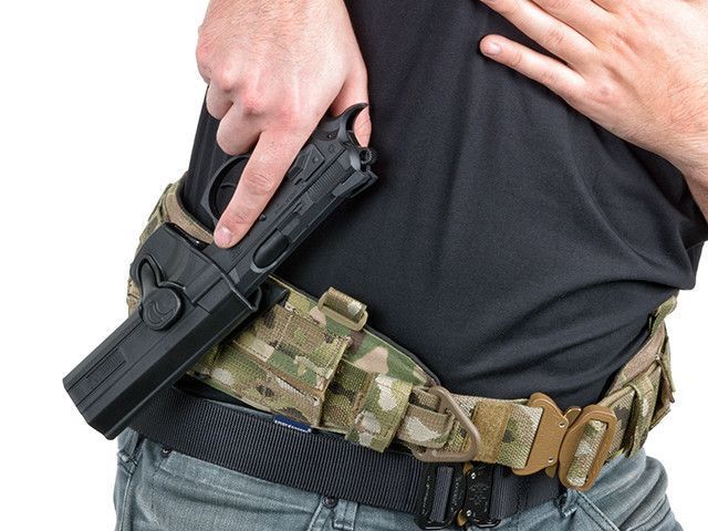 Страйкбольное крепление кобур Amomax на MOLLE - Black [Amomax] AM-MA фото