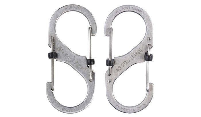 Nite Ize - S-Biner SlideLock Set #2, #3, #4 - Stainless - LSBC-11-R6 (для страйкбола) 15640 фото