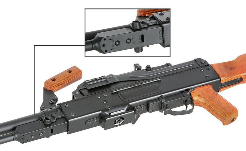 Пулемёт АК-ПКМ Real Wood MOSFET [A&K] (для страйкбола) AIK-01-004574 фото