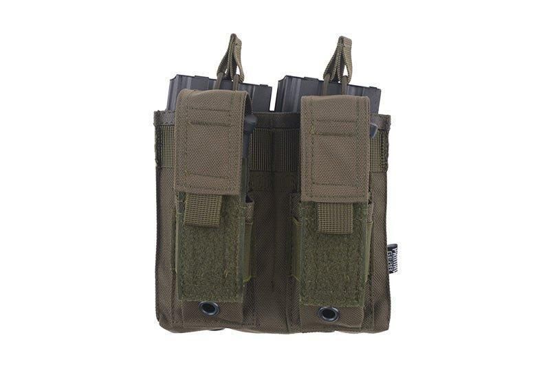 Двойной подсумок Open Top 2+2 - olive [Primal Gear] (для страйкбола) PRI-19-021078 фото