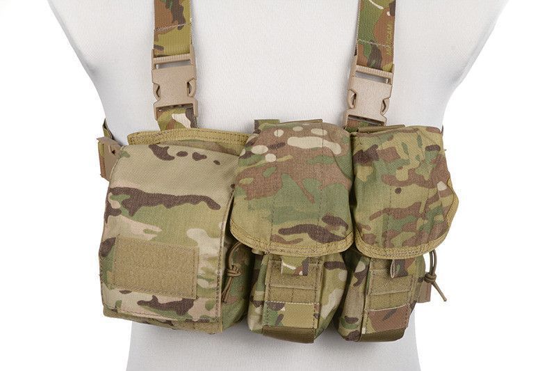 Легке розвантаження тактична тип Chest Rig SIMPLM - Multicam [Emerson] (для страйкболу) EME-18-012918 фото
