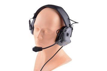 Aktywne ochronniki słuchu M32 - Cadet Grey [Earmor] (для страйкбола) EAR-31-023758 фото