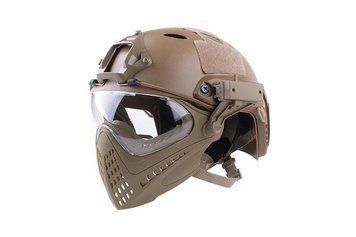 Аналог шолома FAST PJ Piloteer - Tan [Ultimate Tactical] (для страйкболу) UTT-21-019330 фото