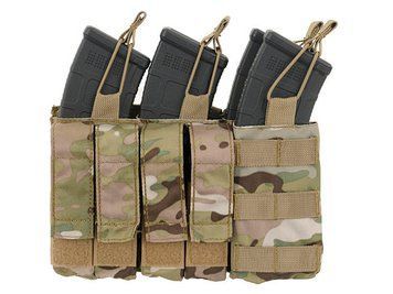 Тройной подсумок пистолетно-винтовочный AK/9MM (4 PLUS 4)- MultiCam [8FIELDS] (для страйкбола) M51613138-CP фото