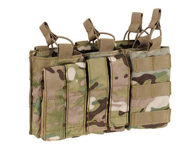 Тройной подсумок пистолетно-винтовочный AK/9MM (4 PLUS 4)- MultiCam [8FIELDS] (для страйкбола) M51613138-CP фото