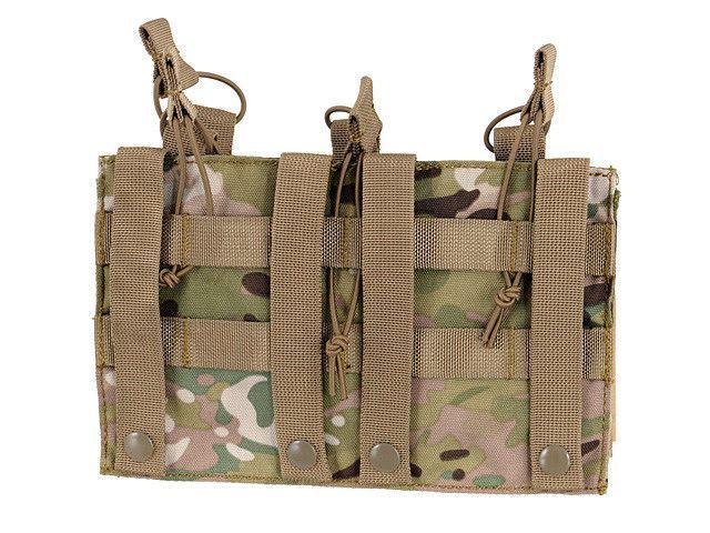 Тройной подсумок пистолетно-винтовочный AK/9MM (4 PLUS 4)- MultiCam [8FIELDS] (для страйкбола) M51613138-CP фото