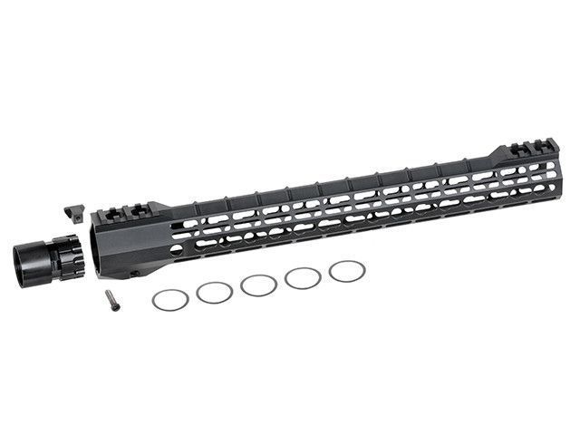 15" цівку ATLAS Key-Mod - Black [Хубілай] (для страйкболу) AS.R174A15K-BK фото