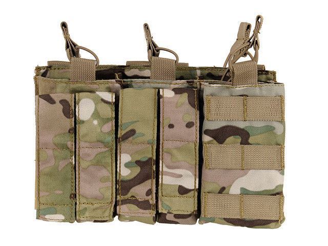 Тройной подсумок пистолетно-винтовочный AK/9MM (4 PLUS 4)- MultiCam [8FIELDS] (для страйкбола) M51613138-CP фото