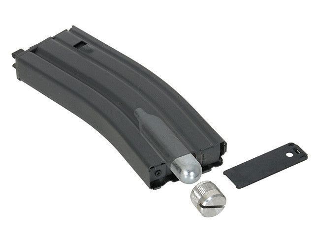 Магазин CO2 для приводов Wei Tech-M4/SC-01 с системой open bolt - black [Wei Tech] (для страйкбола) GC-0105M фото