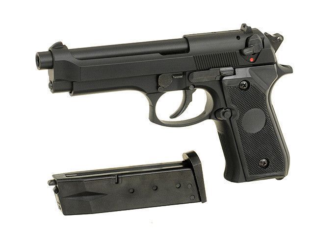 Страйкбольний пістолет Beretta ST92F Non-Blowback Airsoft Gas Pistol &mdash; Black [STTi] (для страйкболу) GGH-9502 фото