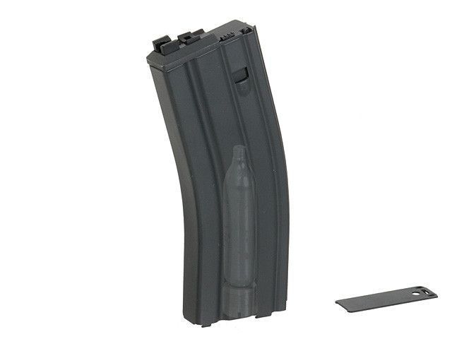 Магазин CO2 для приводов Wei Tech-M4/SC-01 с системой open bolt - black [Wei Tech] (для страйкбола) GC-0105M фото