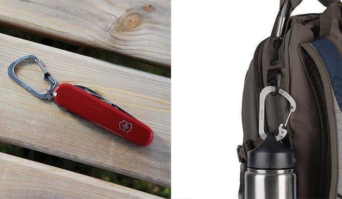 Nite Ize - SlideLock Carabiner Set #2, #3, #4 - Black - CSLC-01-R6 (для страйкбола) 14735 фото