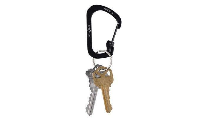 Nite Ize - SlideLock Carabiner Set #2, #3, #4 - Black - CSLC-01-R6 (для страйкбола) 14735 фото
