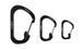 Nite Ize - SlideLock Carabiner Set #2, #3, #4 - Black - CSLC-01-R6 (для страйкбола) 14735 фото 2