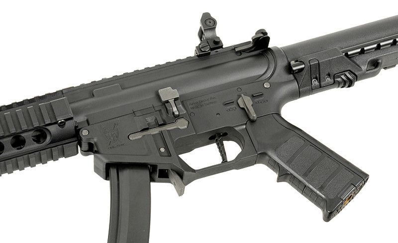 PDW SBR Shorty - Black [King Arms] (для страйкболу) KA-AG-229-BK фото
