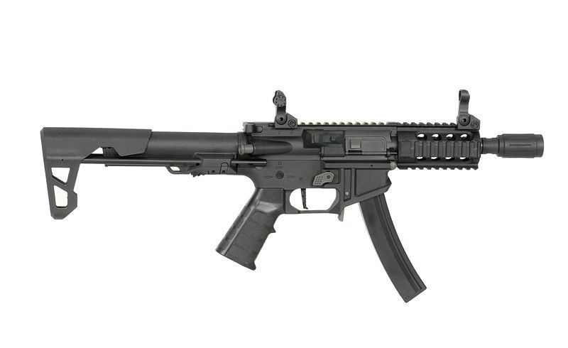 PDW SBR Shorty - Black [King Arms] (для страйкболу) KA-AG-229-BK фото
