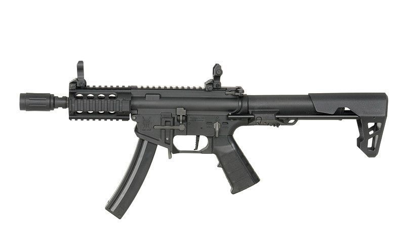 PDW SBR Shorty - Black [King Arms] (для страйкболу) KA-AG-229-BK фото