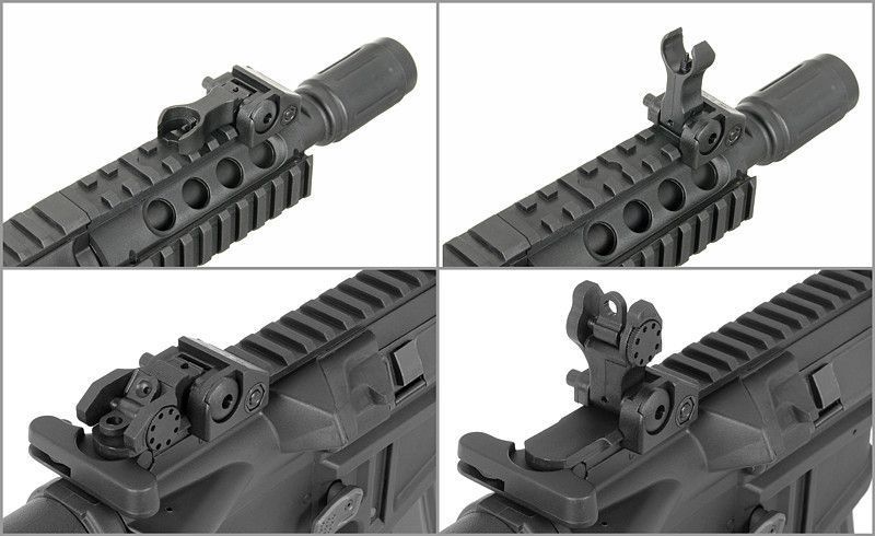 PDW SBR Shorty - Black [King Arms] (для страйкболу) KA-AG-229-BK фото