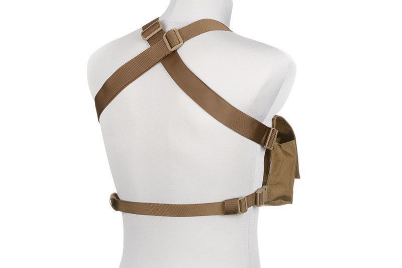 Легкая разгрузка тактическая тип Chest Rig SIMPLM - Coyote Brown [Emerson] (для страйкбола) EME-18-012917 фото