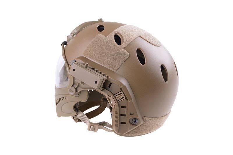 Аналог шолома FAST PJ Piloteer - Tan [Ultimate Tactical] (для страйкболу) UTT-21-019330 фото
