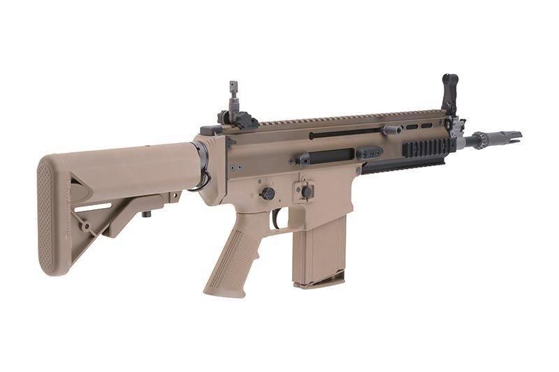 Штурмовая винтовка SCAR-H SF Open Bolt - tan [WE] (для страйкбола) WET-02-019738 фото