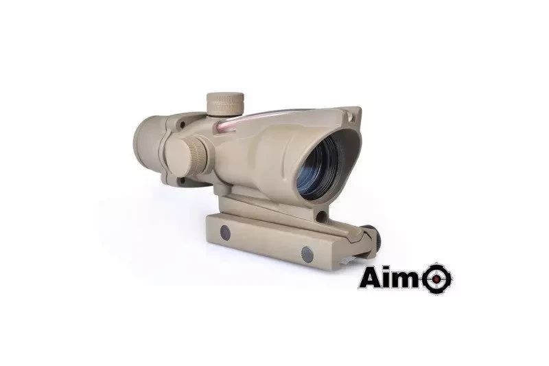 Прицел колиматорный ACOG (с оптическим волокном) - tan [AIM-O] (для страйкбола) AMO-10-013653 фото