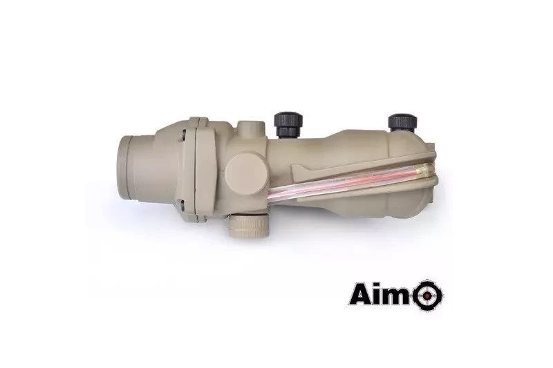Прицел колиматорный ACOG (с оптическим волокном) - tan [AIM-O] (для страйкбола) AMO-10-013653 фото
