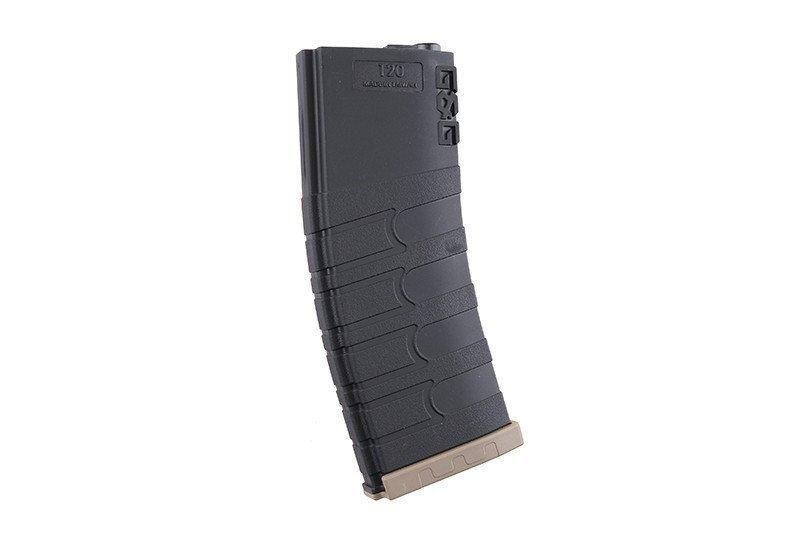 Magazynek mid-cap 120 kulek do M4/M16 (5 sztuk) - czarny/tan [G&G] (для страйкбола) GIG-05-005671 фото