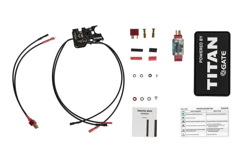 Zestaw kontrolera TITAN&trade; V2 Expert Blu-Set [front wired] [GATE] (для страйкболу) GAT-08-030243 фото