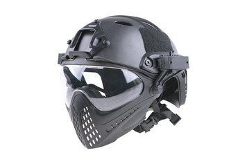 Аналог шолома FAST PJ Piloteer - black [Ultimate Tactical] (для страйкболу) UTT-21-019328 фото