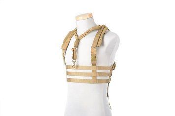 Жилет тактический (разгрузочный) Chest Rig типа Low Profile - Tan [GFC Tactical] (для страйкбола) GFT-18-013408 фото