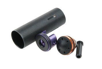 Wzmocniony zestaw cylindra z aluminiową, amortyzowaną głowicą tłoka do G36C [LONEX] (для страйкбола) LON-08-013769 фото
