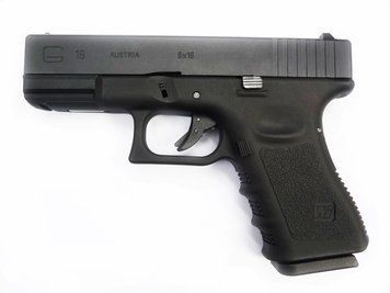 ПИСТОЛЕТ GLOCK 19 GEN.3 METAL GBB GREEN GAS - Black [WE] (для страйкбола) 012104 фото