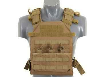 Штурмовий Plate Carrier з аналогом балістичних пластин - Coyote [8FIELDS] (для страйкболу) M51611027-1-TAN фото