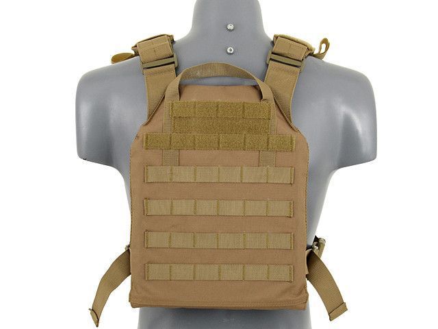 Штурмовий Plate Carrier з аналогом балістичних пластин - Coyote [8FIELDS] (для страйкболу) M51611027-1-TAN фото