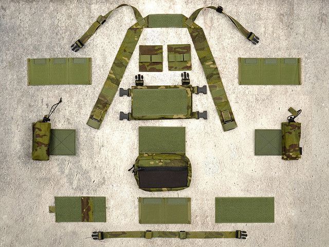 Micro MK3 Chest Rig - Black [Emerson] (для страйкболу) EM2961BK фото