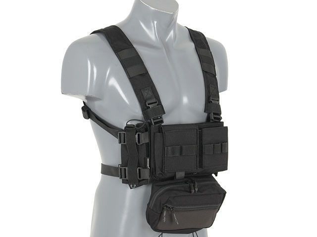 Micro MK3 Chest Rig - Black [Emerson] (для страйкболу) EM2961BK фото