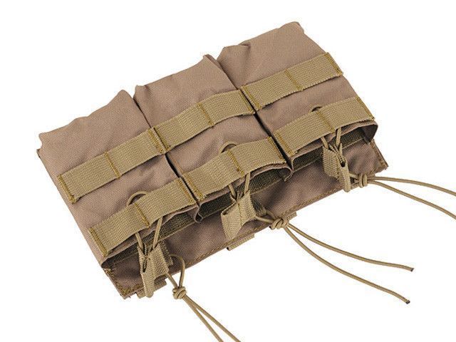 Открытый тройной подсумок для магазинов 7.62 - Coyote [8FIELDS] (для страйкбола) M51613110-TAN фото