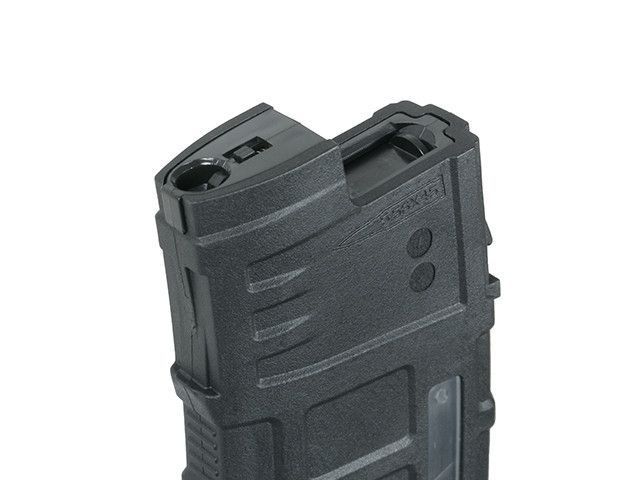 Polimerowy magazynek 300 kulek AUG - Black [BattleAxe] (для страйкболу) FBP2310 фото