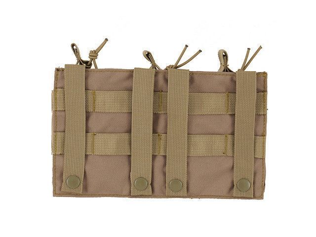 Открытый тройной подсумок для магазинов 7.62 - Coyote [8FIELDS] (для страйкбола) M51613110-TAN фото