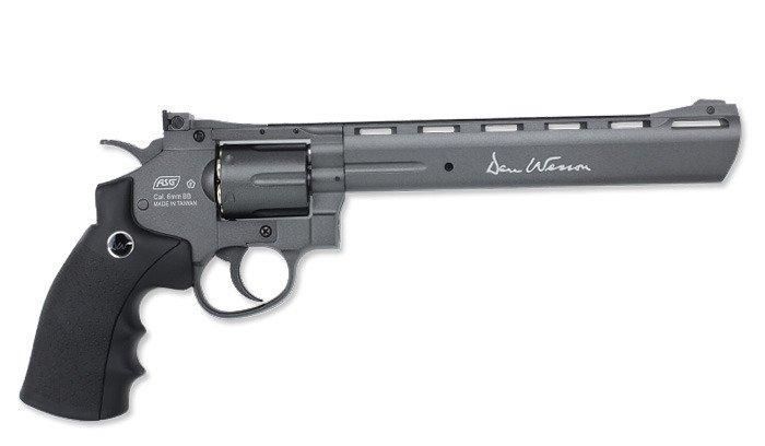 ASG - Dan Wesson 8" Revolver airsoft - Grey - 16182 (для страйкболу) 5681 фото